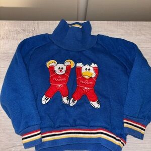 VINTAGE Carter's Toddler Turtleneck Crewneck Sweatshirt Size 24M